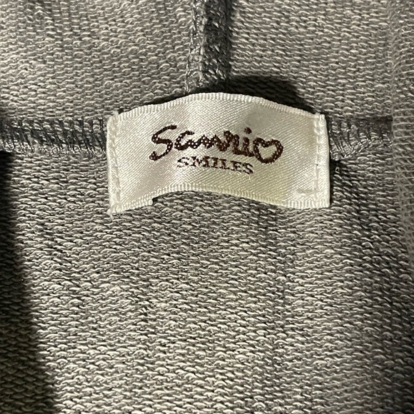 Sanrio Kuromi Gray Zip Up Sweater - Picture 9 of 9